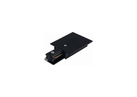 Įleidžiamo bėgelio kraštinė maitinimo jungtis PROFILE RECESSED POWER END CUP BLACK